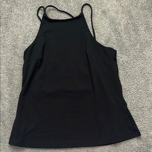 Banana Republic Black Fitted Sleeveless Tank Top